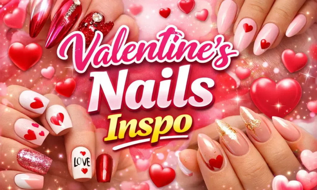Valentine’s Nails Inspo: Romantic, Trendy, and Eye-Catching Nail Designs